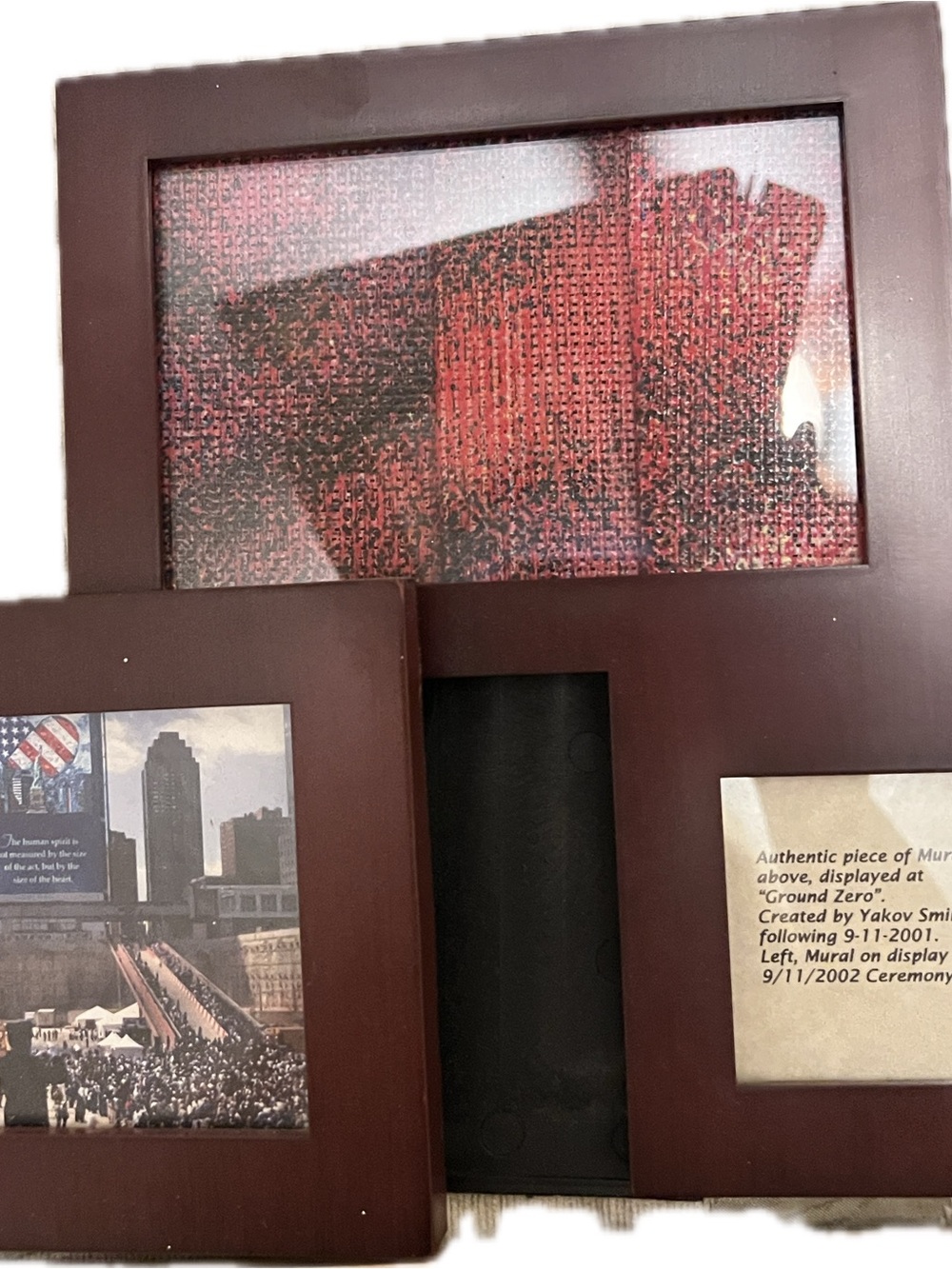 Commerative Authentic Ground Zero Display 911